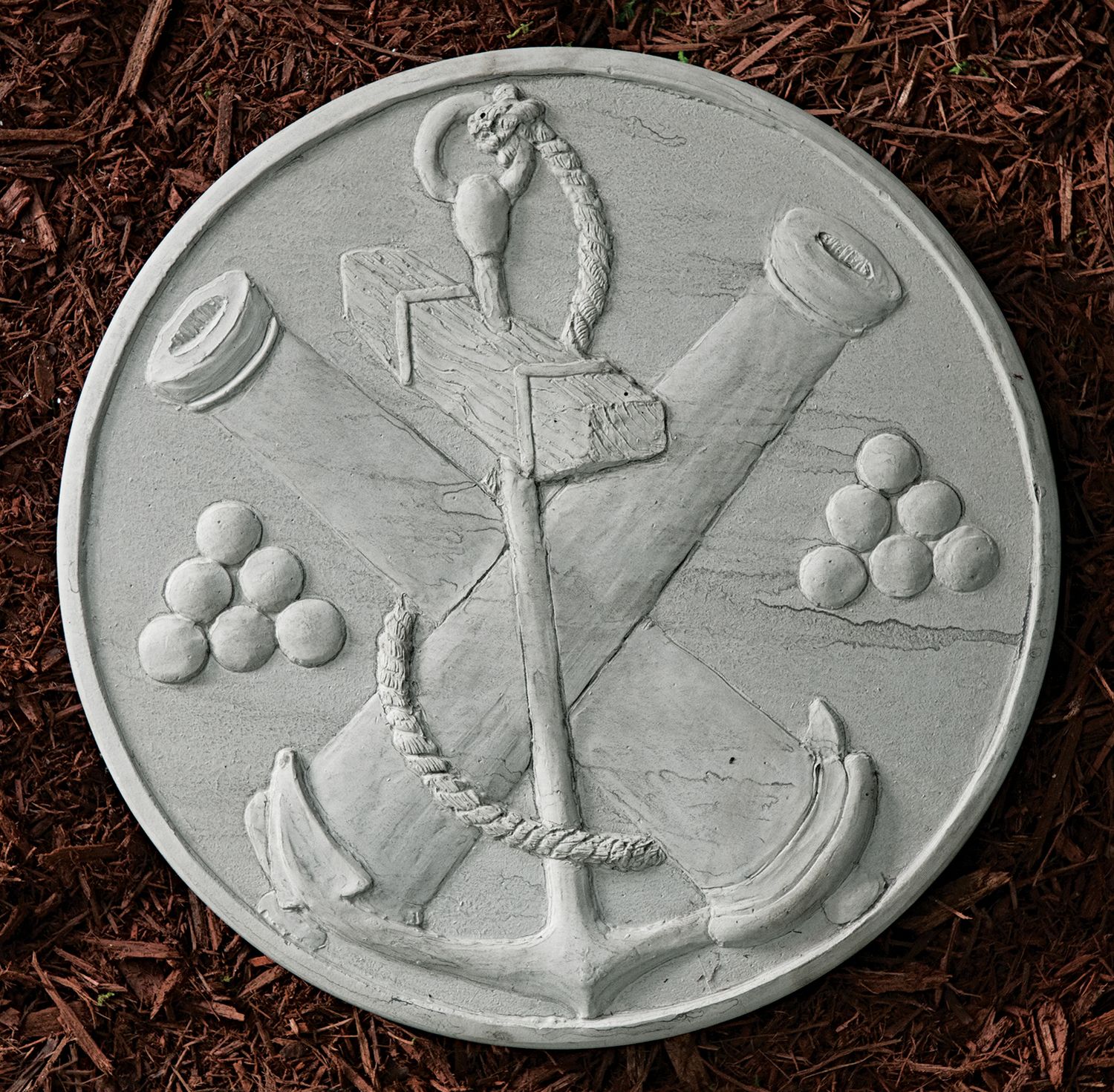 75014 Anchor &amp; Cannon Stepping Stone