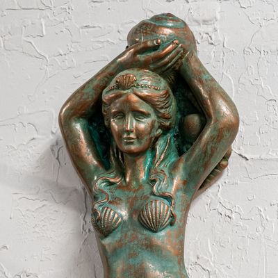 66072 Lg. Long Mermaid Plaque