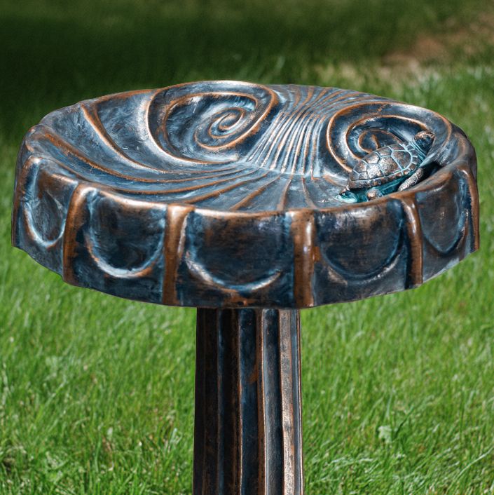 68062 Column Bath Thick Shell  w/ Turtle Top