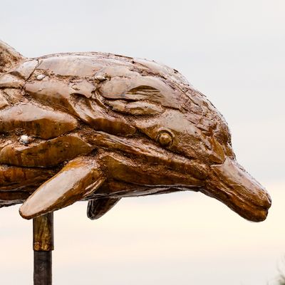 57506B Driftwood Dolphin