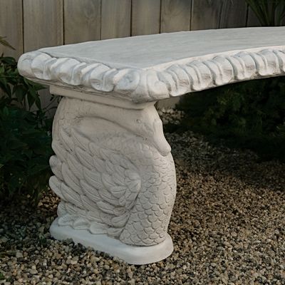 40004 Swan Bench Curved Leaf Top