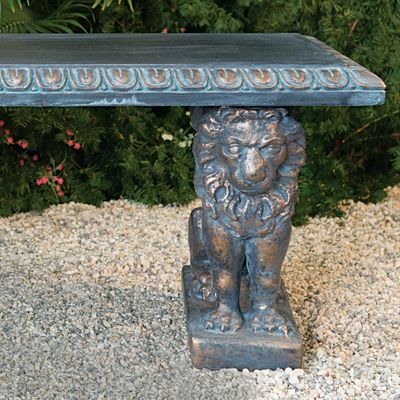 40009 Winged-Lion Bench Venetian Top