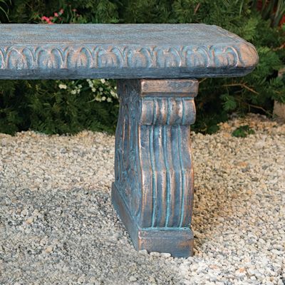 40014 Scroll Bench Straight Leaf Top