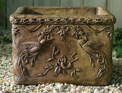 71038 Square Hummingbird Planter