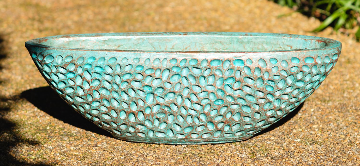 71061 Oval Shell Planter