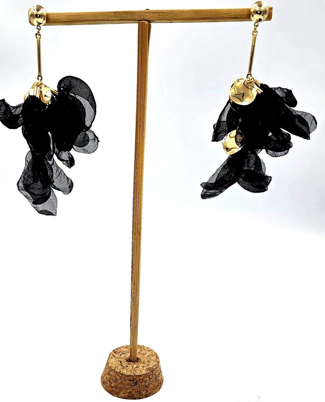 Pendiente Black Silk