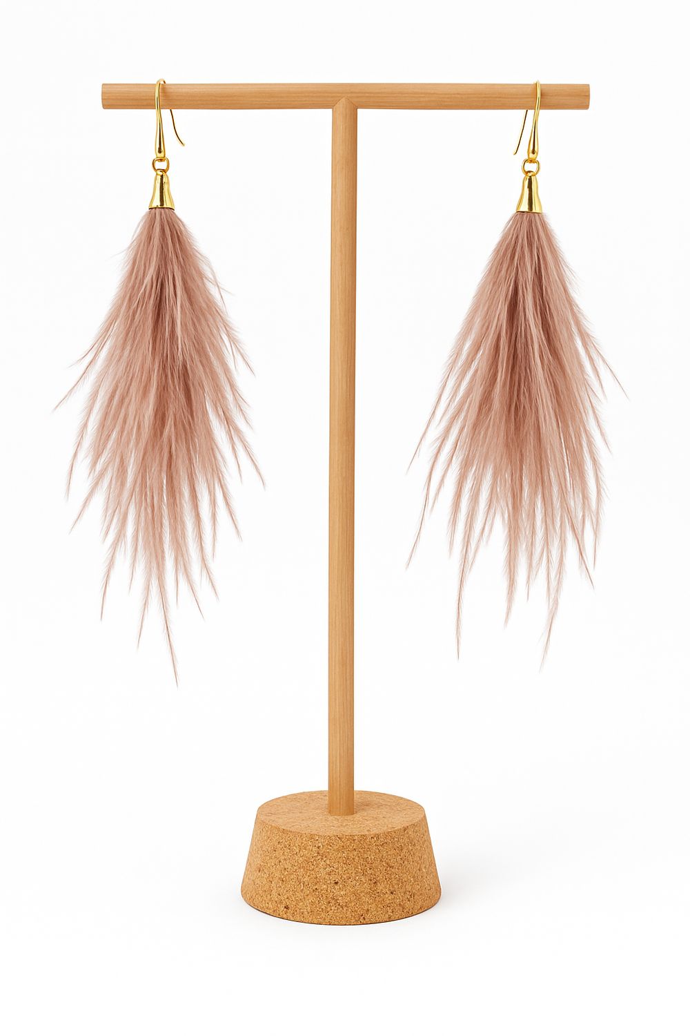 Pendiente Pluma Camel