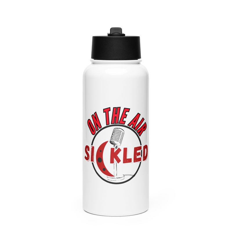 0TAS Stainless steel water bottle with a straw lid