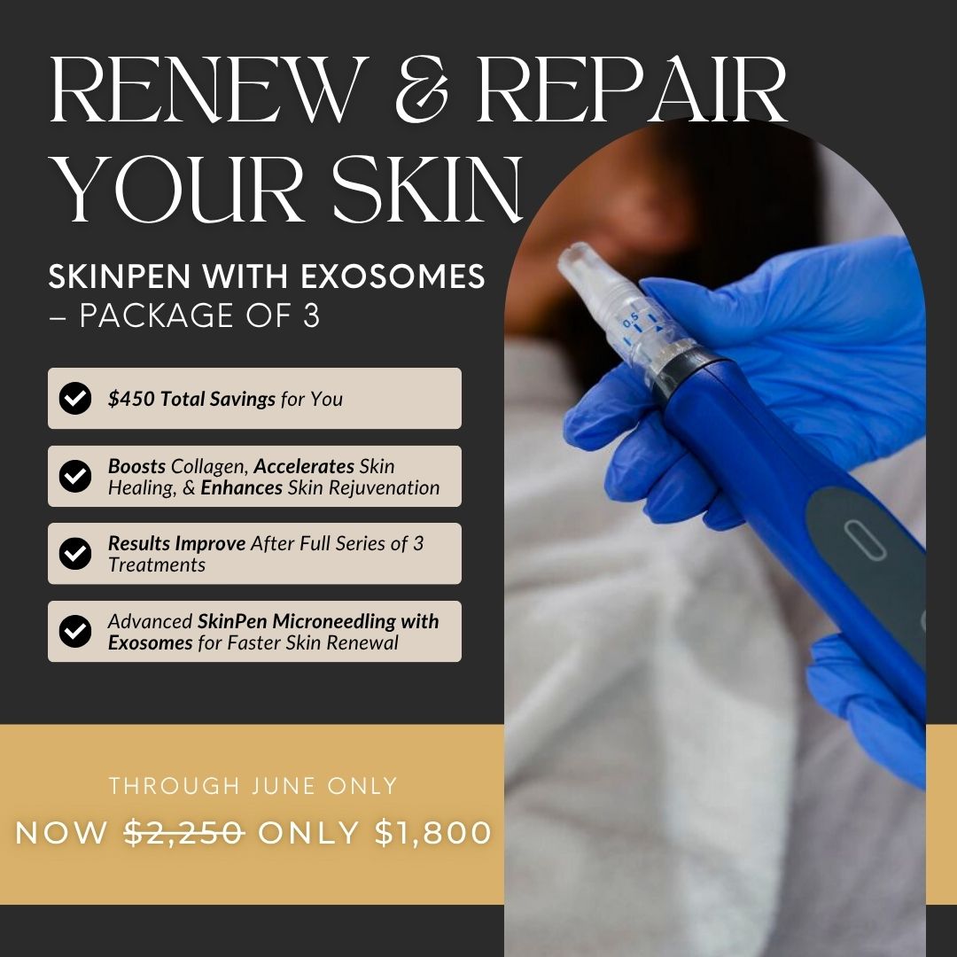 SkinPen w/Exosomes | Series of 3 Face Treatments