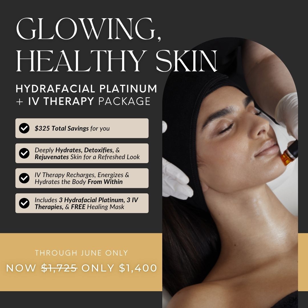 Full Body Wellness | Hydrafacial Platinum + IV Therapy Package