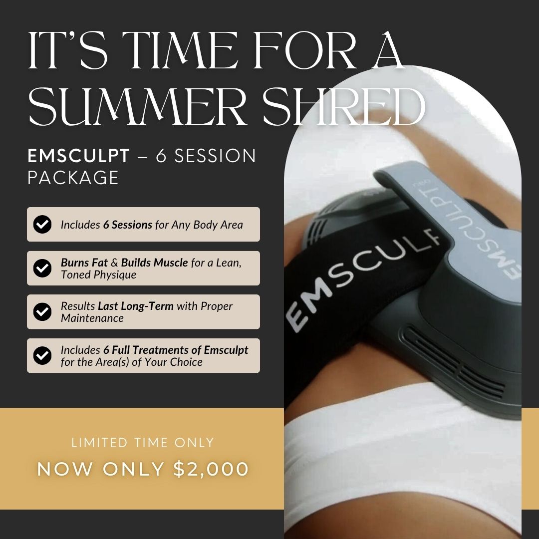 Emsculpt | 6 Sessions for ONLY $2,000