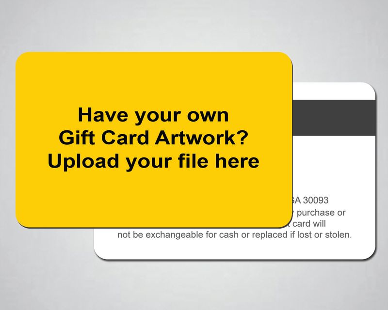 Gift Card  (POS) - GC-0001 (Upload your Artwork)
