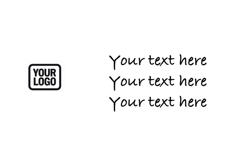 Card with your logo (side)