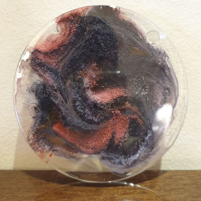 Black Storm Resin Coasters
