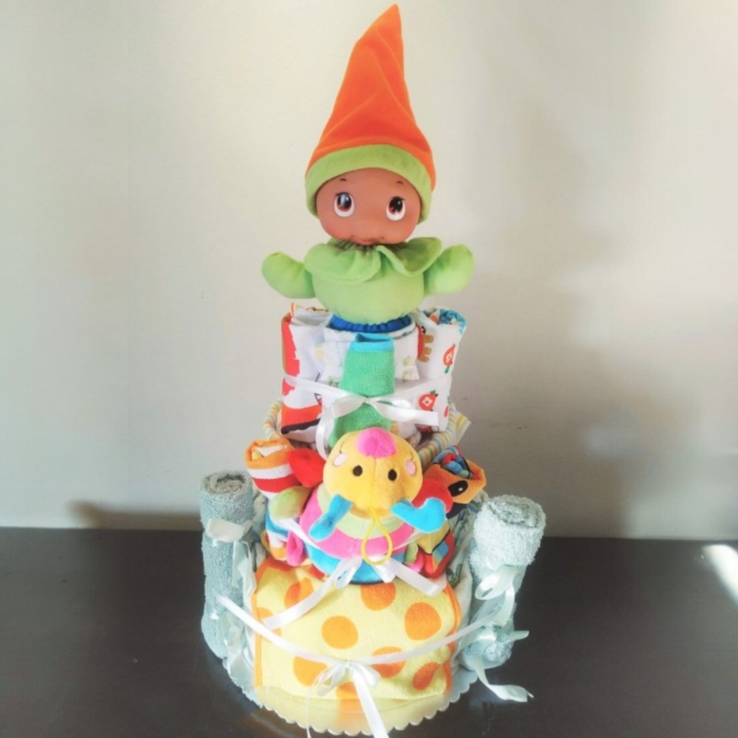 Diaper cake - Multicolour Fan