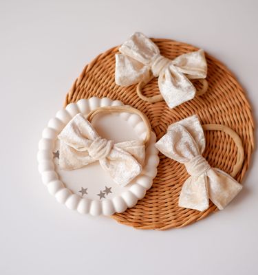 Bentitele din velur Mely Ivory