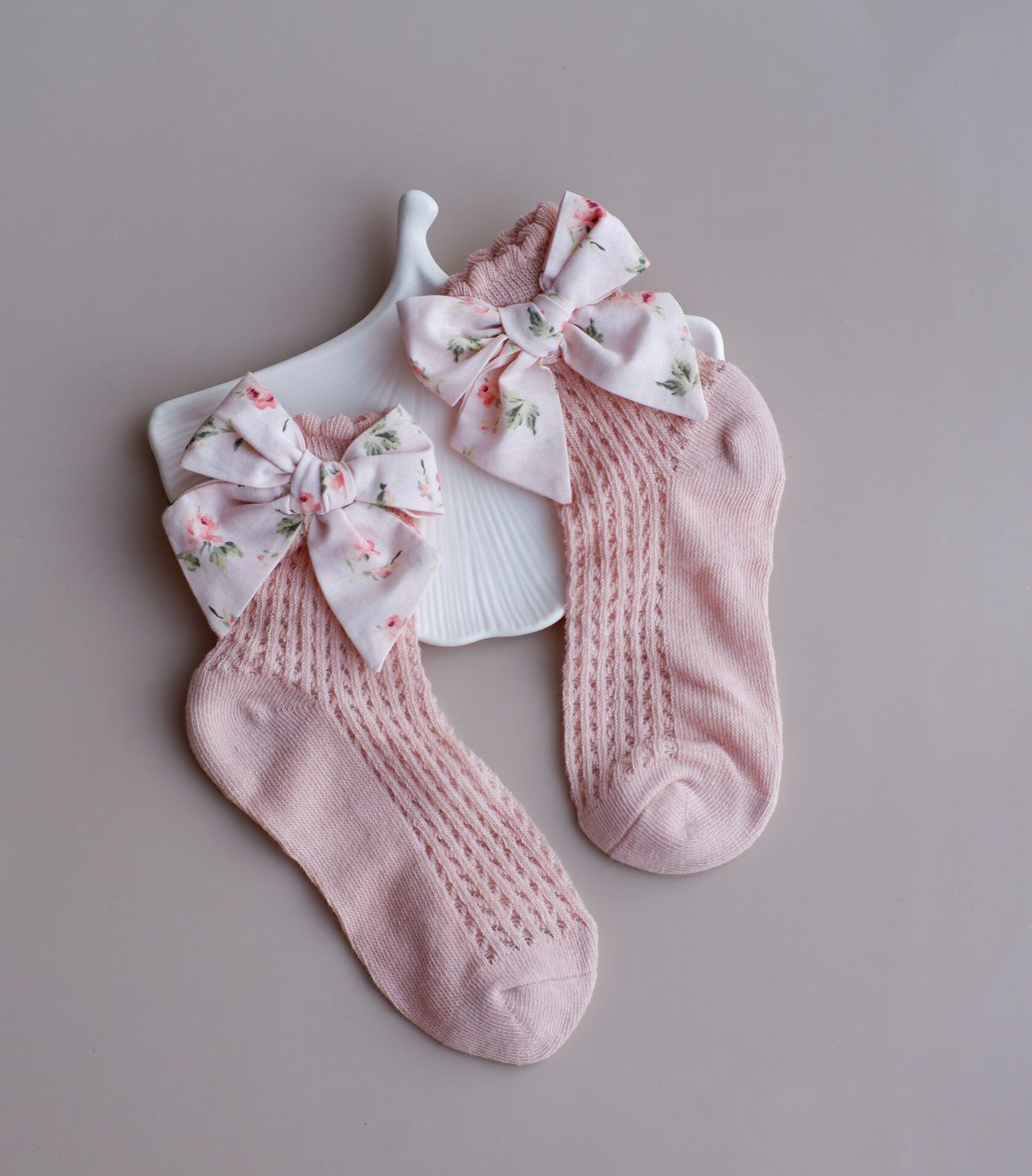 Ciorapi cu fundite Rose