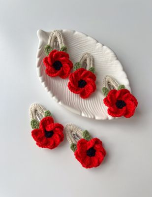 Red Poppy Charm
