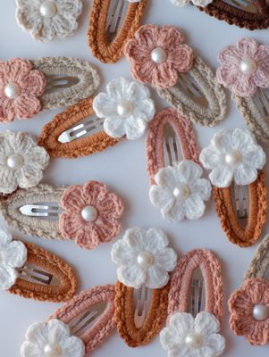 Agrafa crochete Floare