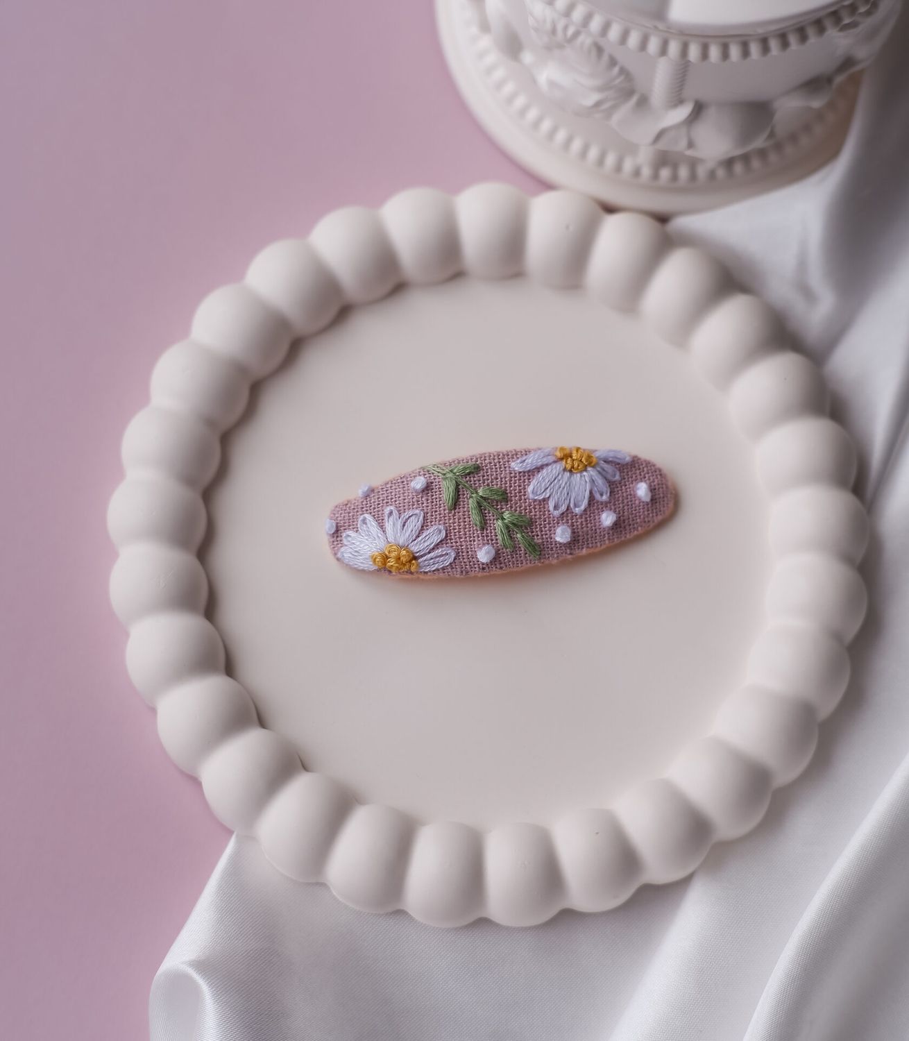 Agrafe broderie Florala