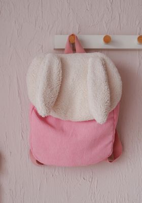 Rucsac roz barbie cu urechi de iepuras