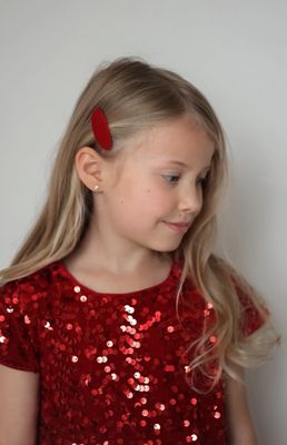 Velvet Ruby Hair Clips