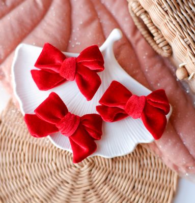 Velvet Ruby Bows