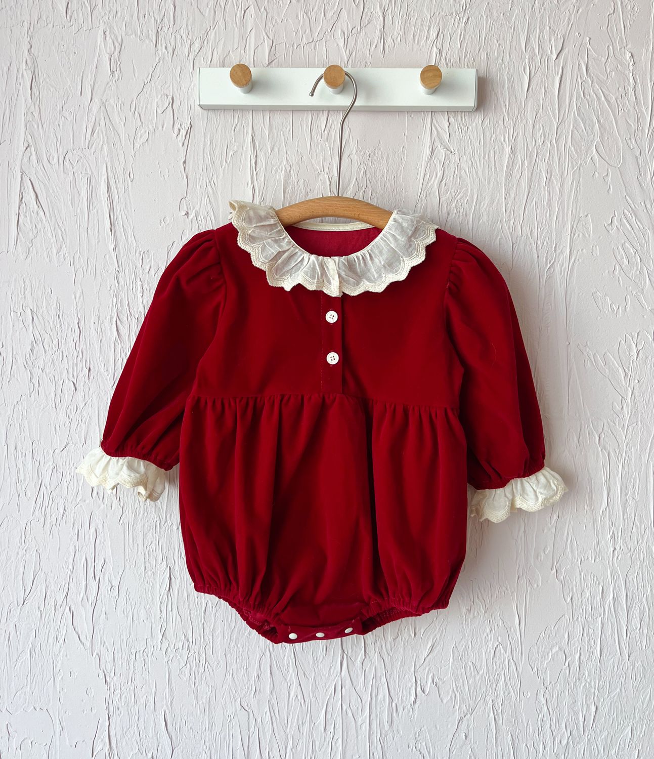 Vintage Velvet Romper