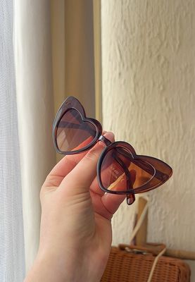 Ochelari hearts - brown
