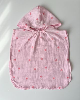 ​Poncho de plajă – Pink Hearts