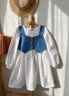 ​Rochiță – Denim Hearts
