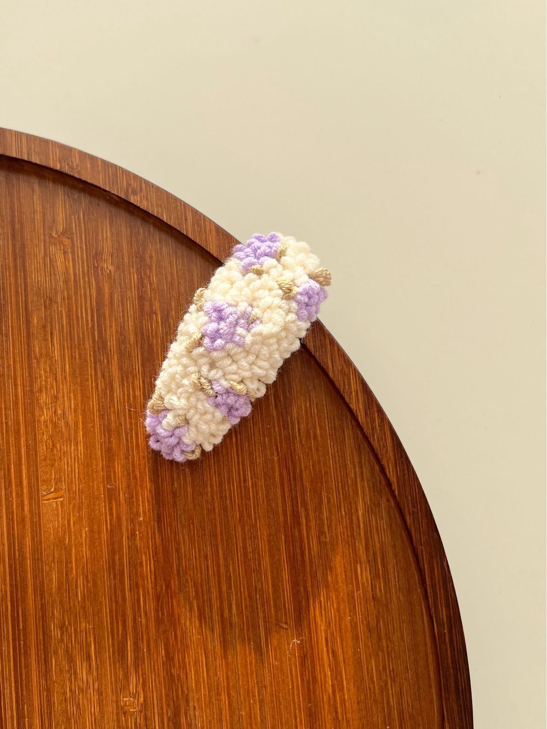 ​Clame – Teddy Touch lavanda, Marime: 7cm, Pereche: Fără