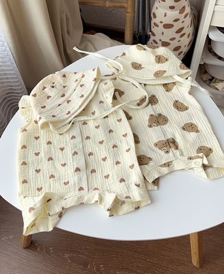 Set body cu pălărie – Teddy &amp; Hearts