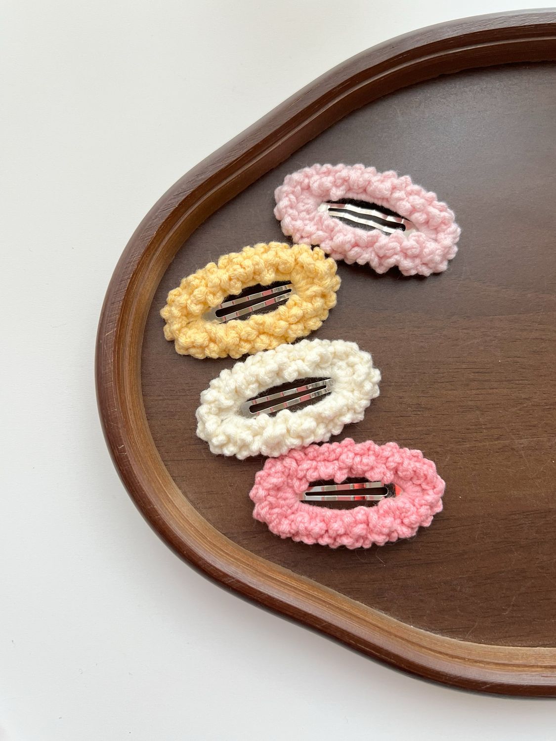 Agrafe croșetate „Soft Oval”
