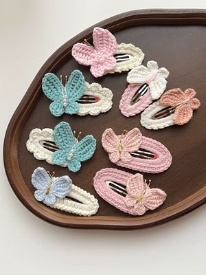 Agrafe „Butterfly Pastel Bloom”