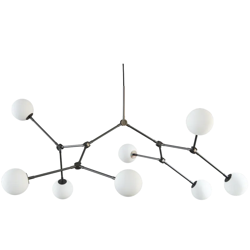 Drop Bulp | Grey Chandelier