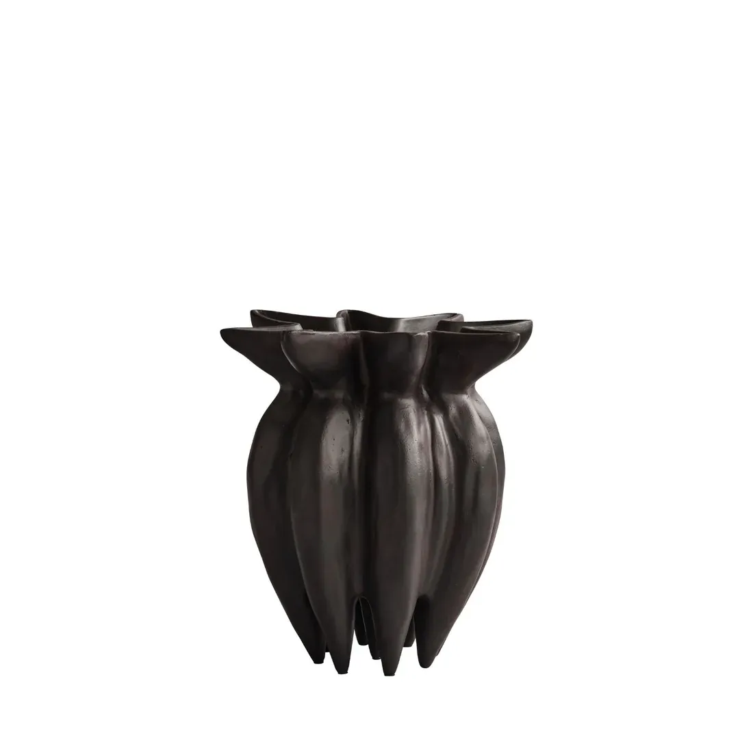 Lotus Vase Mini | Coffee
