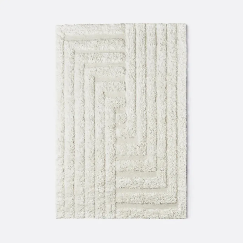 Shaggy Labyrinth | Rug