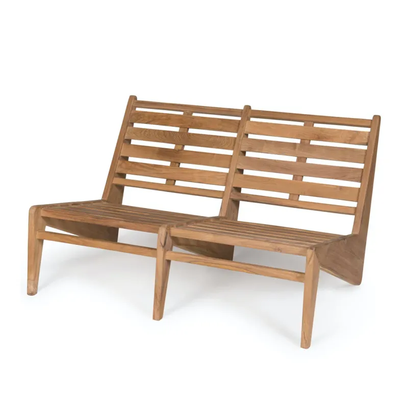 Kangaroo Chair Bench 2 - Teak Outdoor