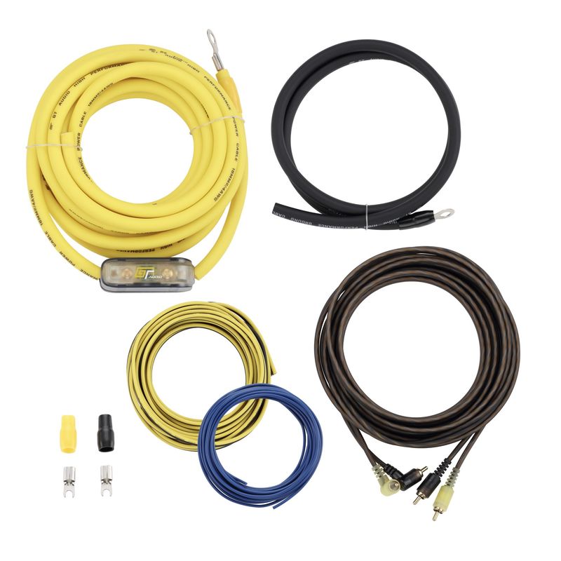GT-PK4 – Kit cavi 4 GA per amplificatori – GT AUDIO