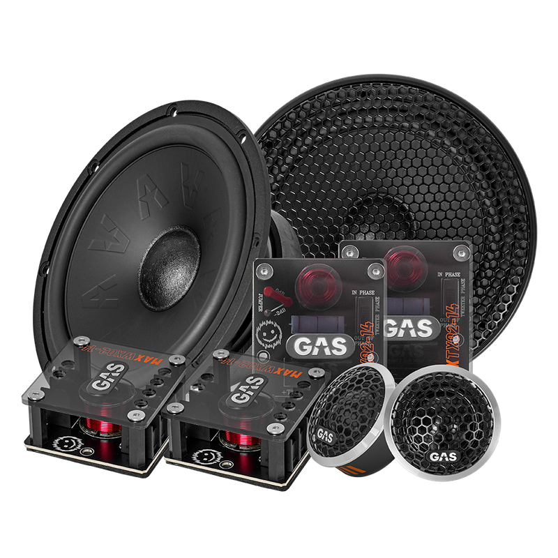 GAS MAX K2-64 KIT 2 VIE 165MM AUDIOPHILE COMPONENTS KIT - PREDISPOSIZIONI ORIGINALI