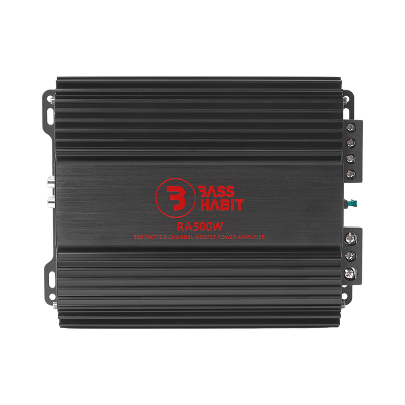 Bass Habit Rebel RA500W Amplificatore 2 Canali Classe AB 2x125W RMS