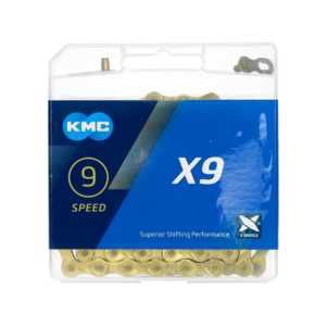 KMC ketting 1/2-11/128 114 9V X9SL Ti-N goud