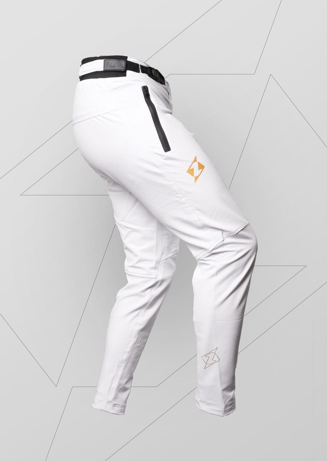 Lead BMX broek X-tra pants white gold Lead BMX broek X-tra pants white gold, Broekmaat BMX: 24