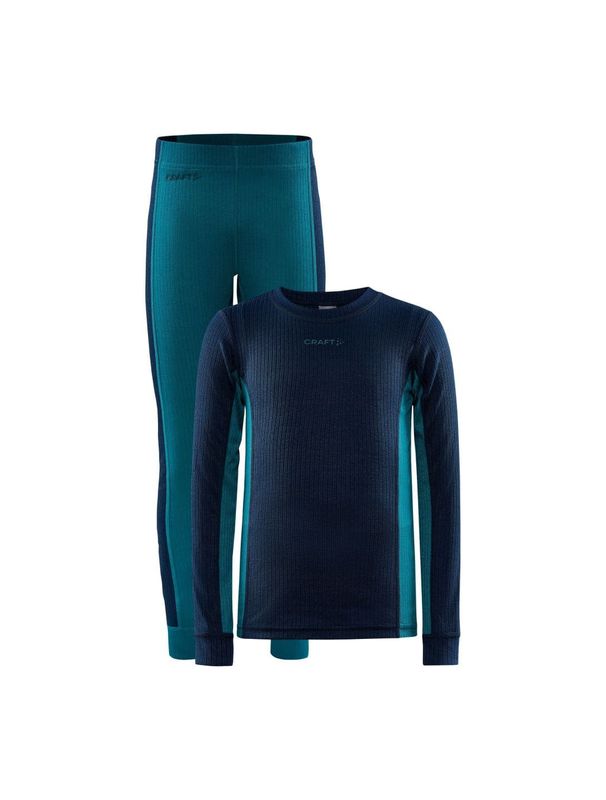 Craft Core Dry Baselayer Set Junior Kids blauw Craft Core Dry Baselayer Set Junior Kids blauw