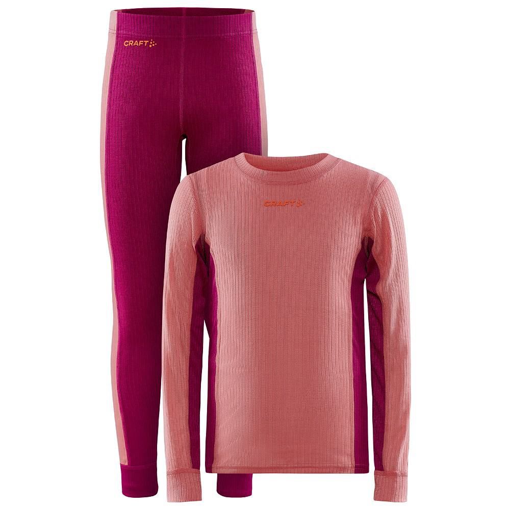 Craft Core Dry Baselayer Set Junior Kids roze, Maat: 98