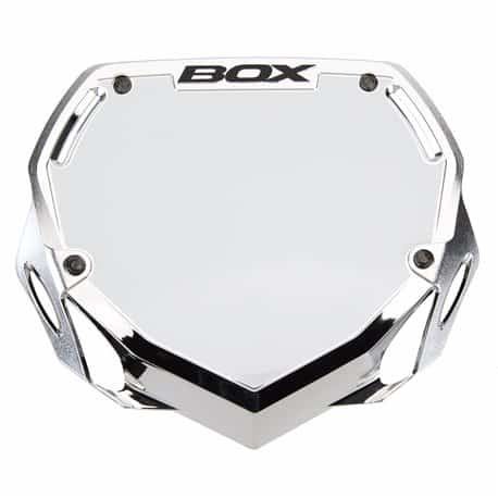 Box nummerbord Chrome Silver Large