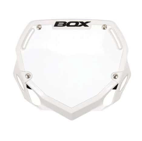 Box BMX nummerbord Wit Large