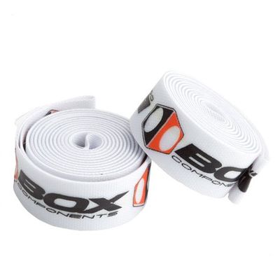 Box Ratian rim strap pair x white 20' (451mm.) x 14mm