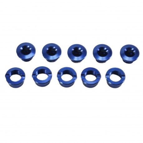 SD Alloy Chainring Bolts - 5.5mm - Blue